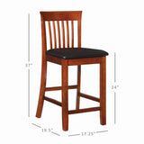 Triena 24 in Craftsman Counter Stool