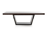 VIG Furniture Modrest Christa Modern Ebony High Gloss Dining Table VGHB220T