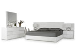 VIG Furniture Queen Modrest Monza Italian Modern White Bedroom Set VGACMONZA-SET-Q