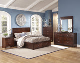 New Classic Furniture Kensington Mirror Burnished Cherry BH060-060