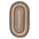 Winthrop 223 Braided Rug Berkshire Brown