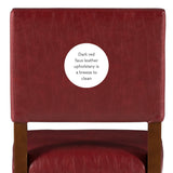 Brook Red Counter Stool