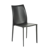Dalia Stacking Side Chair in Black - Set of 2