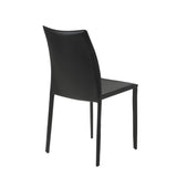 Dalia Stacking Side Chair in Black - Set of 2