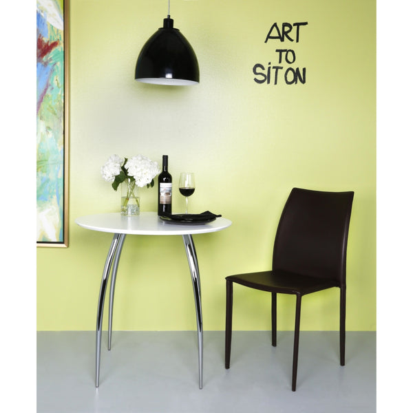 Dalia Stacking Side Chair in Black - Set of 2