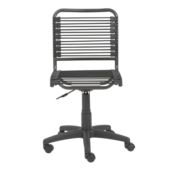 Bungie Low Back Office Chair in Black with Graphite Black Frame and Black Base