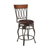 Four Oval Back Counter Stool 24