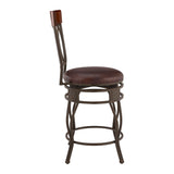 Four Oval Back Counter Stool 24