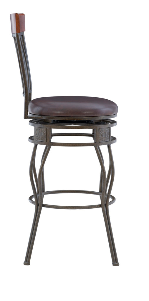 Oval back counter discount stool