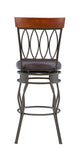 Four Oval Back Bar Stool 30