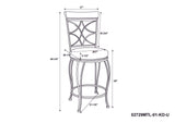 Curves Back Bar Stool 30