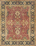 Pasargad Antique Melody Collection Navy Lamb's Wool Area Rug HE-9 10x14-PASARGAD