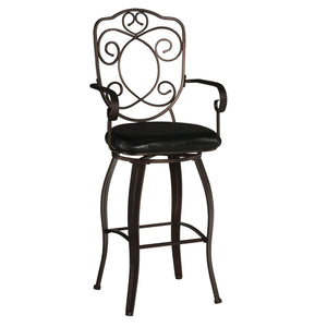 Crested Back Bar Stool 30