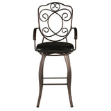 Crested Back Bar Stool 30