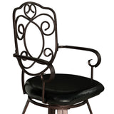 Crested Back Bar Stool 30