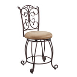 Gathered Back Counter Stool 24