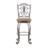 Gathered Back Bar Stool 30