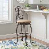 Gathered Back Bar Stool 30