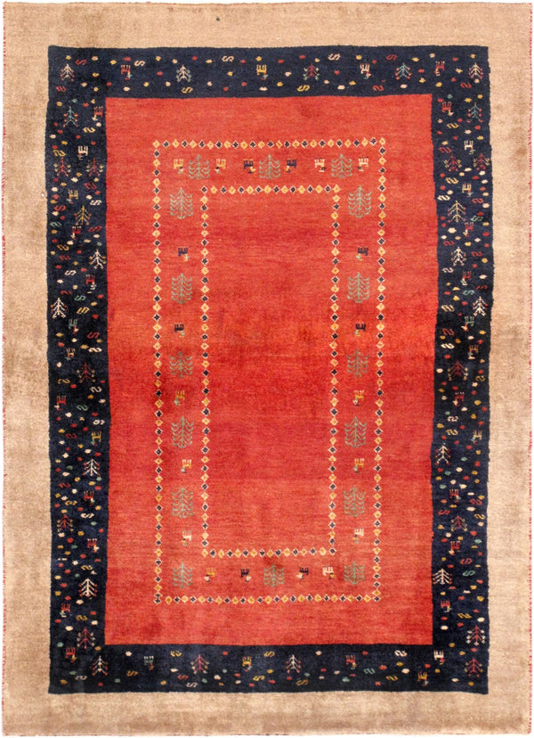 Pasargad Tribal Collection Hand-Knotted Lambs Wool Area Rug 028424-PASARGAD