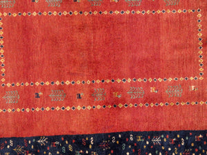 Pasargad Tribal Collection Hand-Knotted Lambs Wool Area Rug 028424-PASARGAD