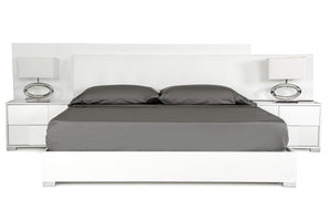 VIG Furniture Modrest Monza Italian Modern White Bed VGACMONZA-BED
