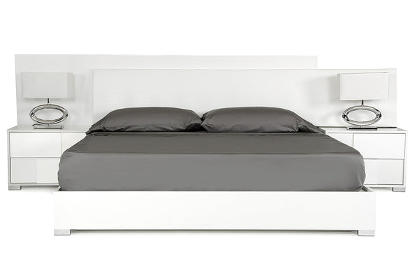 VIG Furniture Modrest Monza Italian Modern White Bed VGACMONZA-BED