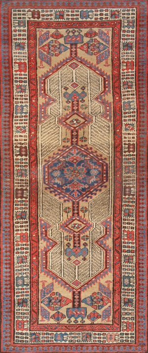 Pasargad Antique Azerbaijan Camel Lamb's Wool Area Rug 030056-PASARGAD