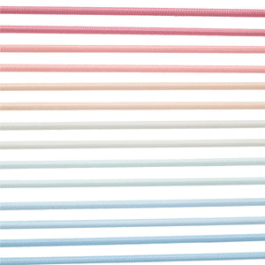 Bungie Low Back Office Chair in Blush/Blue Ombre with White Frame and Base