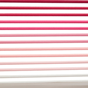 Bungie Low Back Office Chair in Blush with White Frame and Base