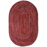 301 Braided Rug Red Black