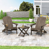 Bellwood Outdoor Acacia Wood 2 Seater Folding Chat Set, Gray Noble House