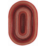 Portland 346 Braided Rug Country Red