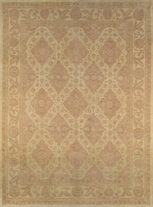 Pasargad Denver Hand-Knotted Beige Lamb's Wool Area Rug ' ' 036246-PASARGAD