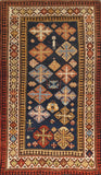 Pasargad Vintage Kazak Collection Red Lamb's Wool Area Rug 037210-PASARGAD