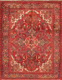 Pasargad Antique Azerbaijan Red Lamb's Wool Area Rug ' ' 039403-PASARGAD