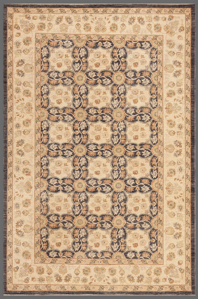 Pasargad Denver Hand-Knotted Beige Lamb's Wool Area Rug ' ' 039943-PASARGAD