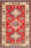 Pasargad Vintage Kazak Collection Red Lamb's Wool Area Rug 039986-PASARGAD