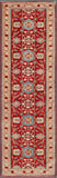 Pasargad Vintage Kazak Collection Red Lamb's Wool Area Rug 039995-PASARGAD
