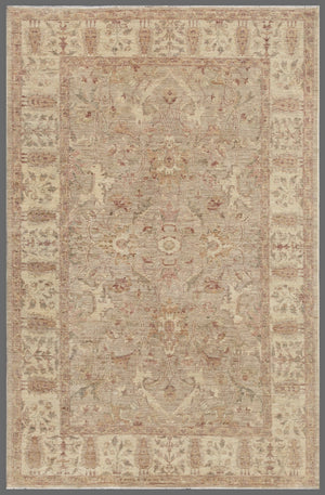 Pasargad Denver Hand-Knotted Beige Lamb's Wool Area Rug ' ' 040029-PASARGAD