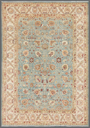 Pasargad Denver Hand-Knotted Beige Lamb's Wool Area Rug ' ' 040032-PASARGAD