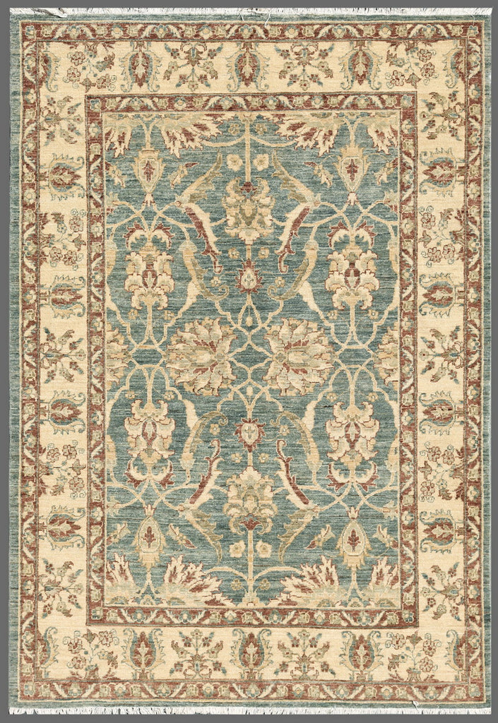 Pasargad Denver Hand-Knotted Beige Lamb's Wool Area Rug ' ' 040038-PASARGAD