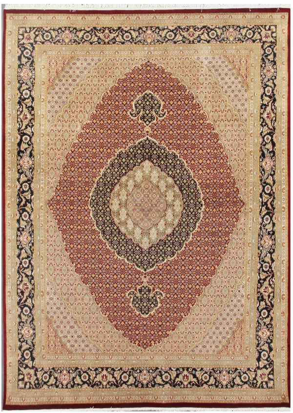 Pasargad Baku Collection Hand-Knotted Lamb's Wool Area Rug MAHI 8X11-PASARGAD