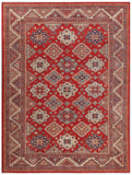 Pasargad Vintage Kazak Collection Red Lamb's Wool Area Rug 042518-PASARGAD