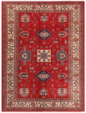 Pasargad Vintage Kazak Collection Red Lamb's Wool Area Rug 042522-PASARGAD