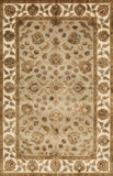 Pasargad Agra Collection Hand-Knotted Silk & Wool Area Rug PPS-70 4X6-PASARGAD