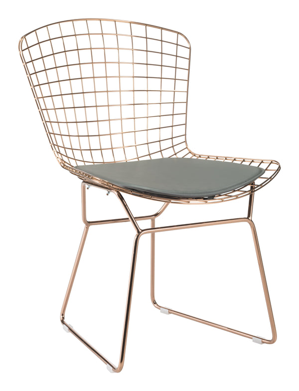 Zuo Modern Wire 100% Polyurethane, Foam Modern Commercial Grade Cushions Gray 100% Polyurethane, Foam