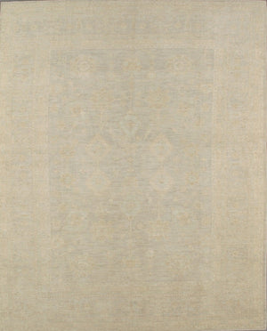 Pasargad Antique Oushak Collection Purple Lamb's Wool Area Rug 043228-PASARGAD