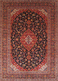 Pasargad Antique Azerbaijan Rust Lamb's Wool Area Rug 043964-PASARGAD