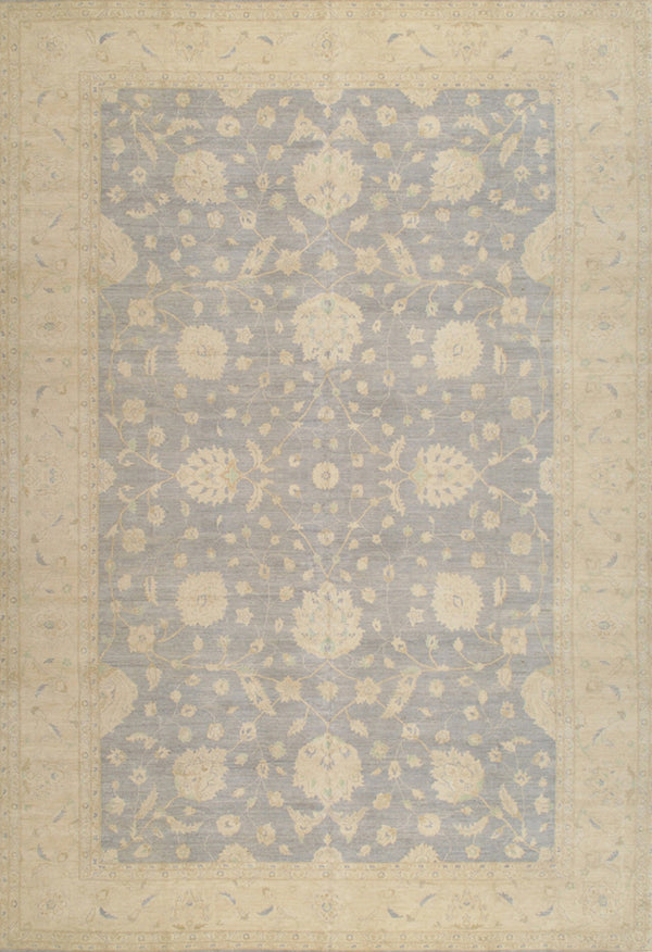Pasargad Antique Melody Collection Navy Lamb's Wool Area Rug 044024-PASARGAD