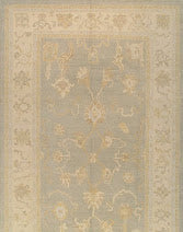 Pasargad Antique Oushak Collection Purple Lamb's Wool Area Rug 044042-PASARGAD